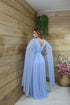 Vestido três listras pequenas com capa